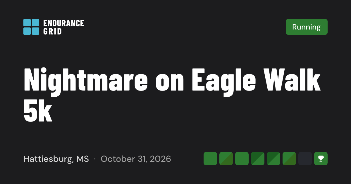 Nightmare on Eagle Walk 5k 2026 — Running in Hattiesburg, MS